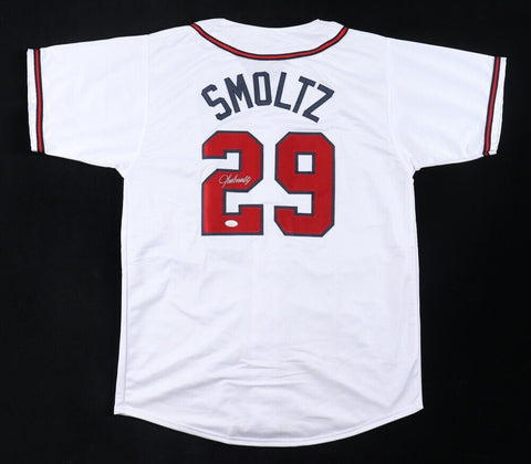 John Smoltz Signed Atlanta Braves Jersey (JSA COA) 8xAll Star Pitcher / HOF 2015