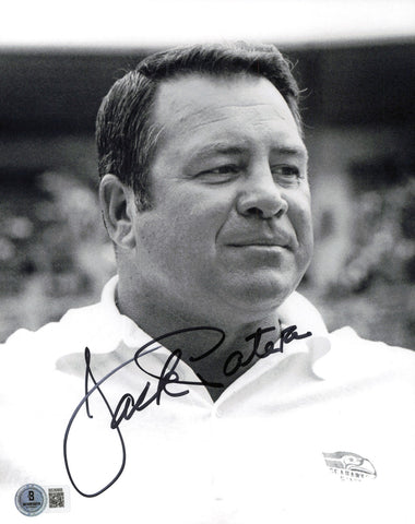 Jack Patera Autographed Signed 8x10 Photo Seahawks 1st Coach Beckett QR #BS36868