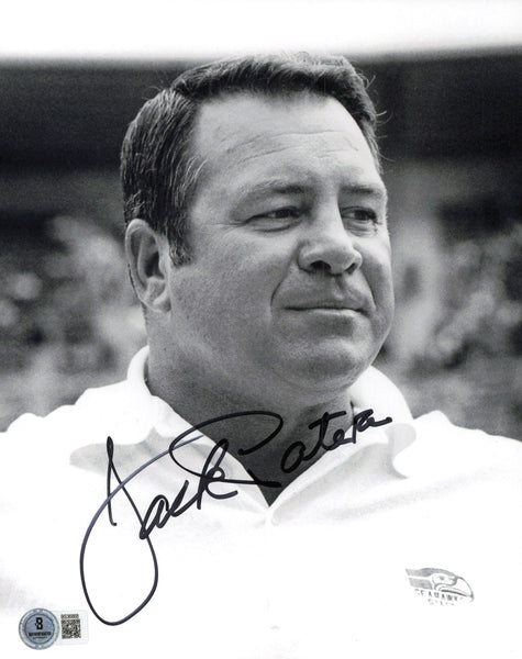 Jack Patera Autographed Signed 8x10 Photo Seahawks 1st Coach Beckett QR #BS36868