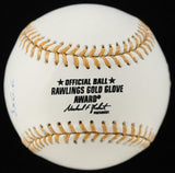 Derek Lee Signed Chicago Cubs Gold Glove Award Rawlings Baseball "3xG. G" (JSA)