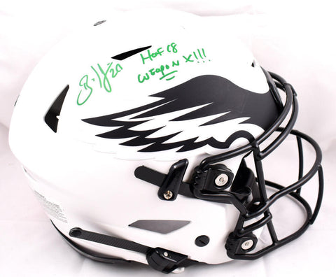 Brian Dawkins Signed Eagles F/S Lunar Speed Flex Helmet w/2 Inscriptions-Beckett