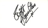 Scott Hamilton Autographed USA Figure Skating Index Card Beckett 45360
