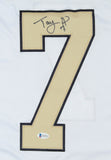 Taysom Hill Signed New Orleans Saints Jersey (Beckett COA) Q B "Utility Player"