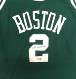 Boston Celtics Red Auerbach Autographed Green Jersey Beckett BAS QR #BS30065