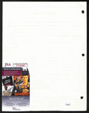 Biggie Munn HOF Michigan State Head Coach Signed/Auto Contract JSA BA199672