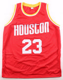 Calvin Murphy Signed Houston Rockets Jersey Inscribed "Retired" & "HOF 93" (JSA)
