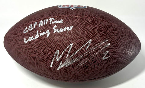 Packers MASON CROSBY Signed NFL Replica Wilson Football AUTO w/ Script - JSA