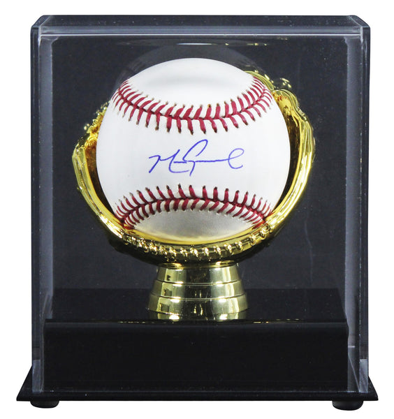 D-Backs Mark Grace Authentic Signed 2001 World Series Logo Baseball W/ Case BAS