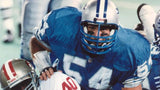 Chris Spielman Signed Detroit Lions Jersey (JSA) Motown Linebacker 1988 / 1996
