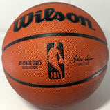 Bucks MARQUES JOHNSON Signed Full Size Wilson Replica Basketball AUTO- BAS