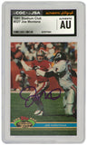 Joe Montana Signed 49ers 1991 Stadium Club Card #327 - (CGC x JSA Encapsulated)