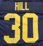 DAXTON "DAX: HILL SIGNED COLLEGE STYLE CUSTOM XL JERSEY WITH BECKETT COA