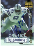 Nate Newton Autographed Dallas Cowboys 1996 Collector's Edge #DCA-14 Card 55977