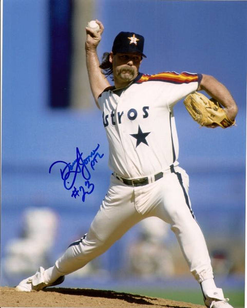 1992-93 Houston Astros Pitcher DOUG JONES Signed 8x10 Photo #1 AUTO