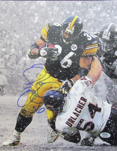 Jerome Bettis HOF Signed/Auto 11x14 Photo Pittsburgh Steelers PSA/DNA 203395