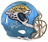 Jaguars (3) Taylor, Brunell & Boselli Signed Flash F/S Speed Proline Helmet BAS