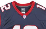 Texans Nico Collins Authentic Signed Navy Nike Limited Jersey BAS Witnessed