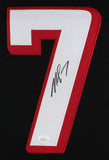 Michael Vick Authentic Signed Black Pro Style Jersey Autographed JSA Witness