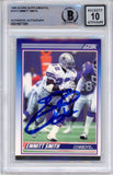 Emmitt Smith Signed 1990 Score Supplemental #101 (Grade 10) Slabbed BAS 39896