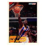 Dominique Wilkins Autographed 1993 Fleer #7 Trading Card Beckett 54201
