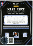 Mark Price Autographed/Signed 2013-2014 Panini Pinnacle #264 Card Beckett 52558