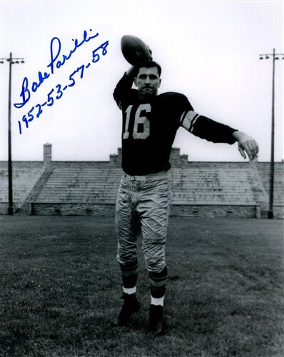 GB Packers quarterback BABE PARILLI Signed 8x10 Photo #1 AUTO w/ Years Played