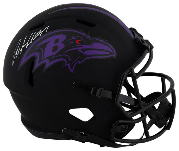 Anquan Boldin Signed Ravens Eclipse Riddell Full Size Replica Helmet - (SS COA)