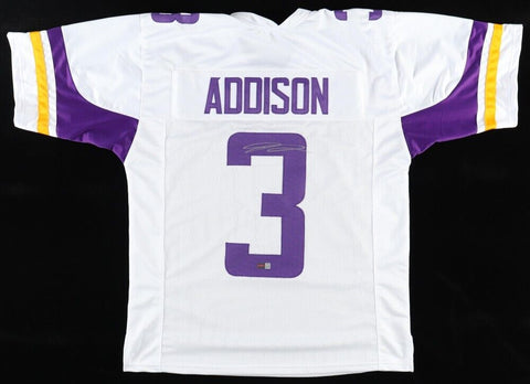 Jordan Addison Signed Minnesota Vikings Jersey (Playball Ink) 2023 1st Round Pck