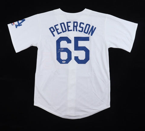 Joc Pederson Signed Los Angeles Dodgers Jersey (PSA COA) 2019 L.A. Jersey #65