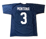 JOE MONTANA AUTOGRAPHED SIGNED COLLEGE STYLE XL JERSEY w/ JSA COA #WPP887386