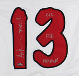 Ari Lehman Signed Friday the 13th Custom White Jersey - Kill For Mother Insc
