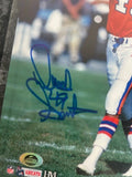 Dennis Smith Autographed Denver Broncos 8x10 Photo -- with Plaque | JSA COA