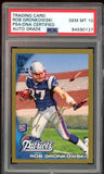 2010 Topps Gold /2010 Rob Gronkowski RC Rookie Patriots PSA/DNA Auto GEM MINT 10
