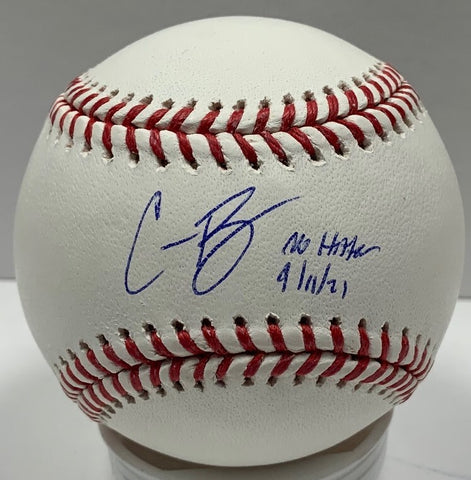 Brewers CORBIN BURNES Signed MLB Baseball w/ "No Hitter 9/11/21" AUTO - JSA
