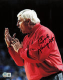 Bobby Knight Autographed 8x10 Photo Indiana Hoosiers Beckett BAS QR #BG02431