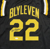 Pirates BERT BLYLEVEN Signed Custom Replica Pittsburgh Throwback Jersey AUTO JSA