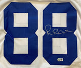 Michael Irvin Dallas Signed White Football Jersey BAS