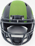 KENNETH WALKER III AUTOGRAPHED SEAHAWKS ECLIPSE BLACK MINI HELMET BECKETT 235709