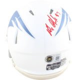 Rob Gronkowski Signed New England Patriots Mini Helmet Rivals Beckett WIT 58341