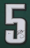 FRAMED PHILADELPHIA EAGLES DONOVAN MCNABB AUTOGRAPHED SIGNED JERSEY BECKETT COA