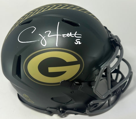 Packers CLAY MATTHEWS Signed Full Size 2025 SALUTE Authentic Helmet AUTO - BAS