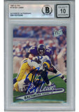 Ray Lewis Autographed 1997 Fleer Ultra #116 Trading Card Beckett 53021