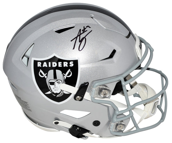 ASHTON JEANTY SIGNED LAS VEGAS RAIDERS AUTHENTIC SPEEDFLEX HELMET BECKETT
