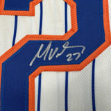 Autographed/Signed Mark Vientos New York Pinstripe Jersey Beckett BAS COA