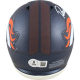Patrick Surtain Autographed/Signed Denver Broncos Spd Mini Helmet Beckett 49862