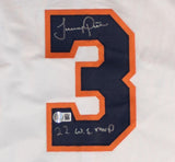 Jeremy Pena Houston Signed White Baseball Jersey 22 WS MVP BAS