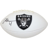 Aidan O'Connell Signed Las Vegas Raiders Logo Football Beckett 43097