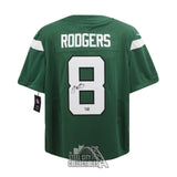 Aaron Rodgers Autographed New York Green Nike Football Jersey - Fanatics