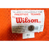 John Elway Autographed Denver Broncos Wilson Sz 44 Orange Jersey Beckett 52845