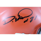 Denzel Ward Autographed/Signed Cleveland Browns 2020 Mini Helmet JSA 53097